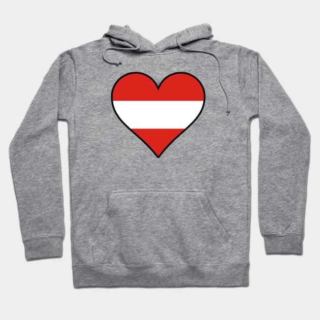 I Love Austria Hoodie by dustbrain